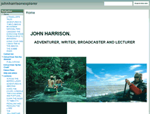 Tablet Screenshot of johnharrisonexplorer.com